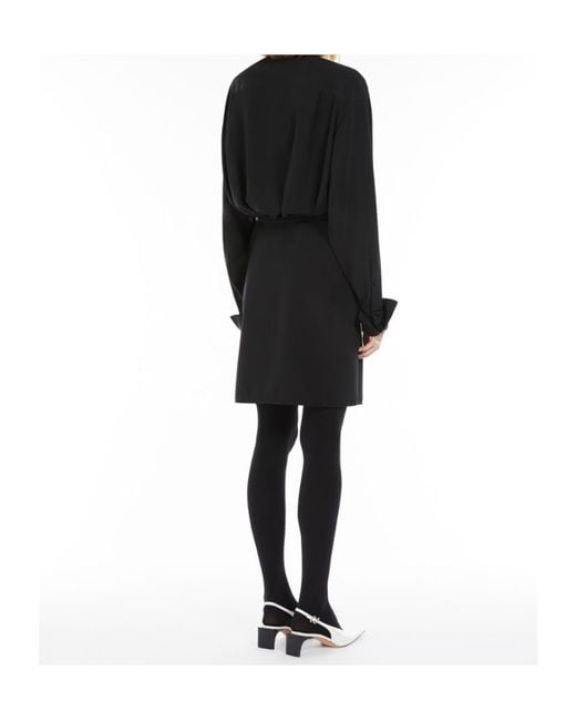 Sportmax Black Shirt Dresses