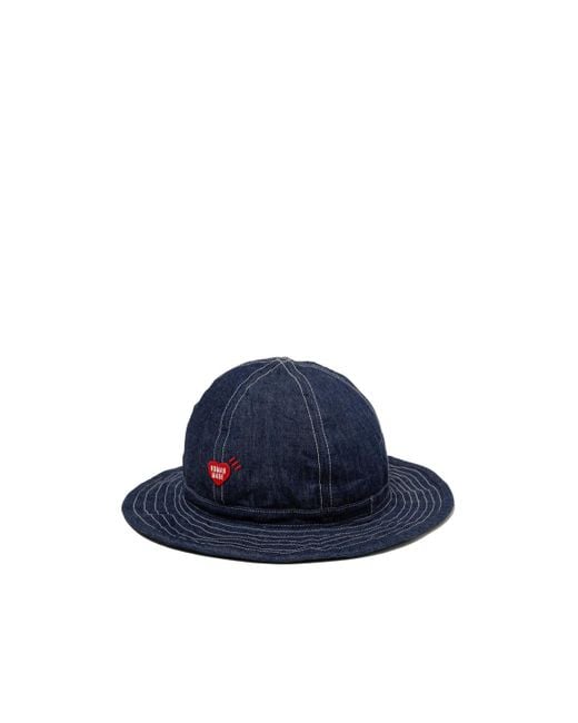 Human Made Blue Denim Hat for men