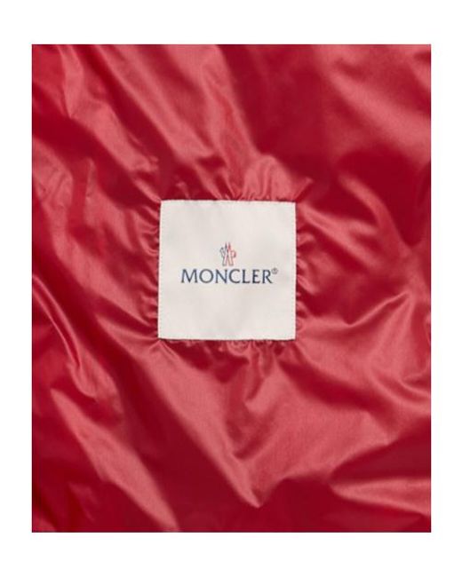 Moncler Red Nylon Down Jacket for men