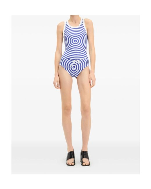 Jean Paul Gaultier Blue Crew Neck Vest