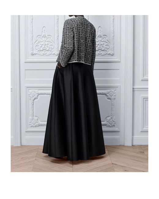 Dior Black Macrocannage Cropped Jacket
