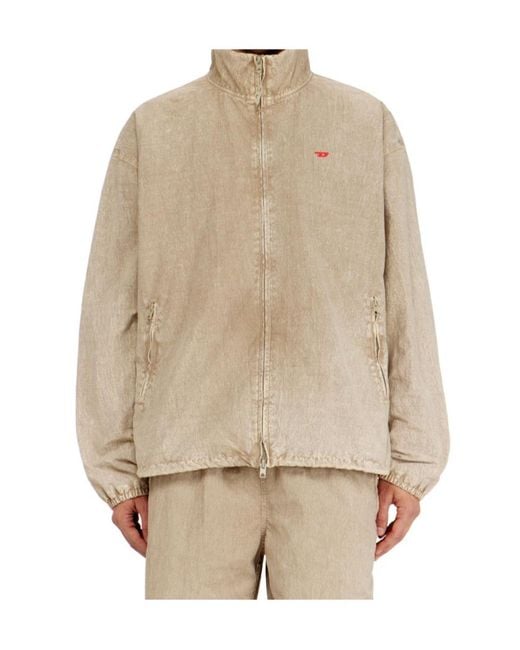 DIESEL Natural Treated Taslan Jacket for men