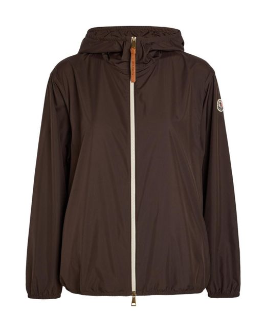 Moncler Brown Fegeos Hooded Shell Jacket