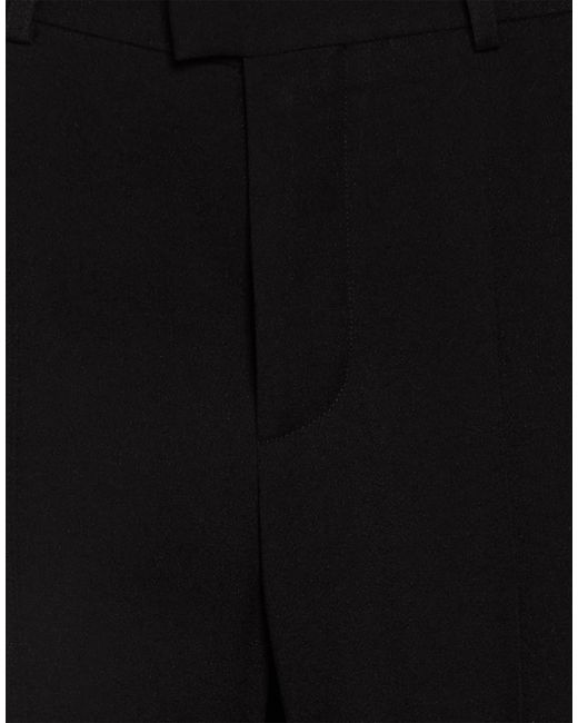 Balenciaga Black Solid-Colored Flared Trousers