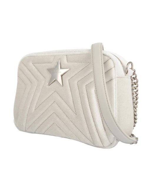 Stella McCartney Natural Small Star Shoulder Bag