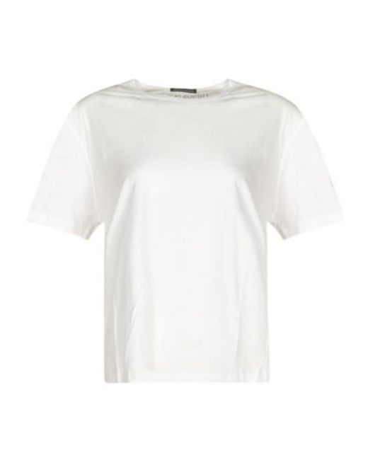 Ann Demeulemeester White Crew Neck T-Shirt