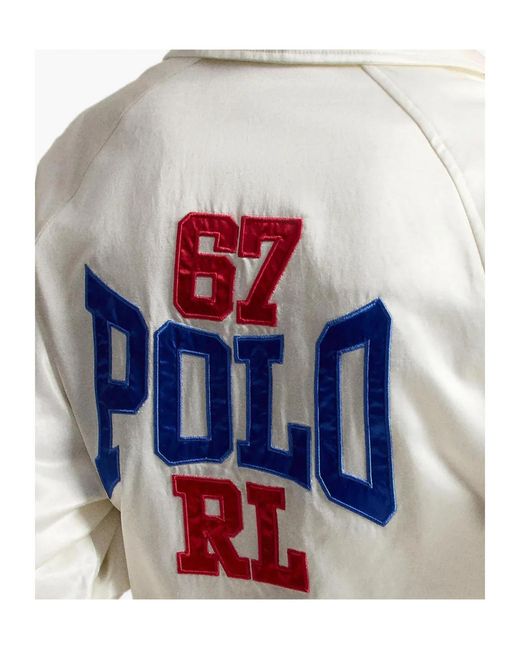 Ralph Lauren White Long-Sleeved Casual Jacket