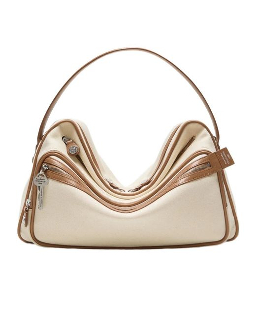 Acne Natural Camero Camera Canvas Bag