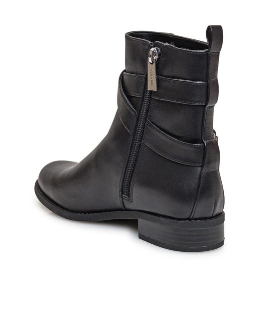 MICHAEL Michael Kors Black Rory Logo-Plaque Boots