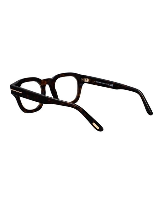 Tom Ford White Eyewear Square Frame Glasses for men