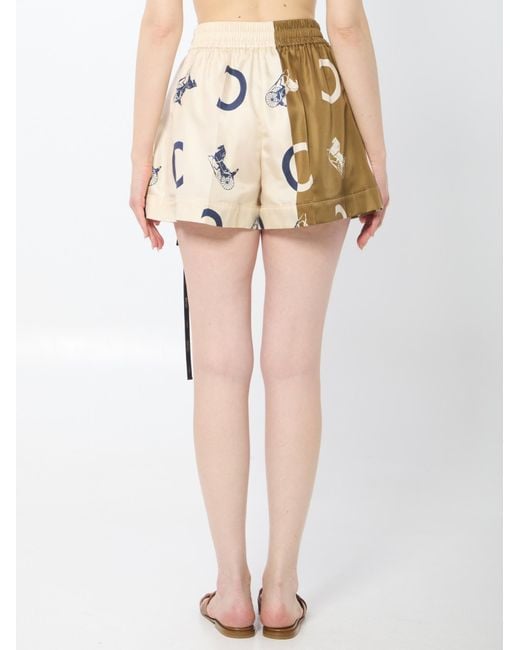 Céline White Shorts Pyjama