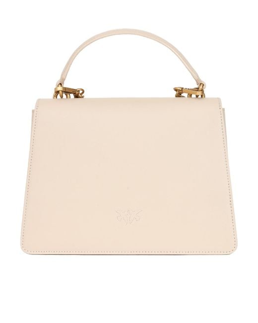 Pinko Natural Classic Love One Top Handle Bag