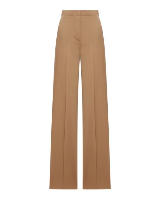 Max Mara Natural Straight Trousers
