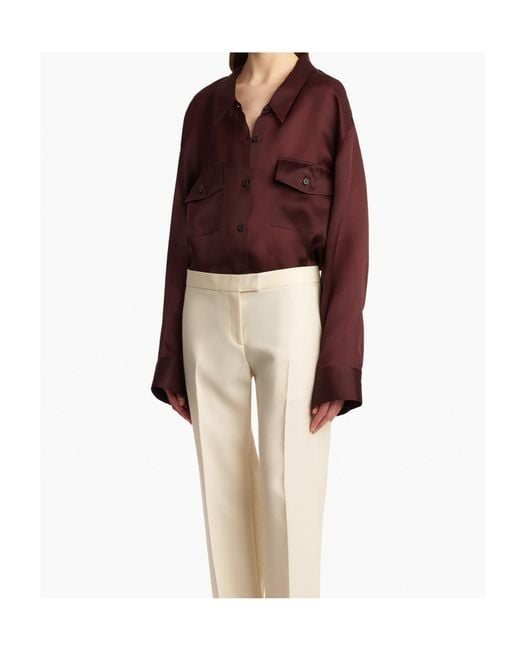 Khaite Purple Long Sleeve Shirt