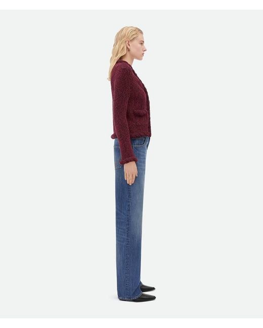 Bottega Veneta Blue Slim Long-Sleeved Cardigan