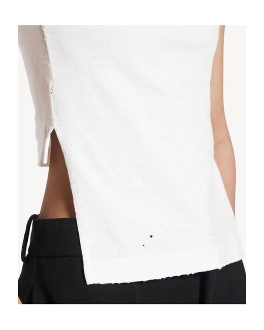 Balenciaga Green Messy Spray Chopped Back T-Shirt