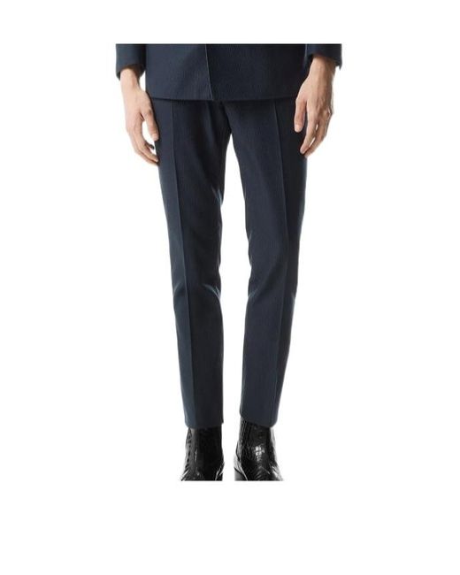 Tom Ford Blue Corduroy Tailored Trousers for men