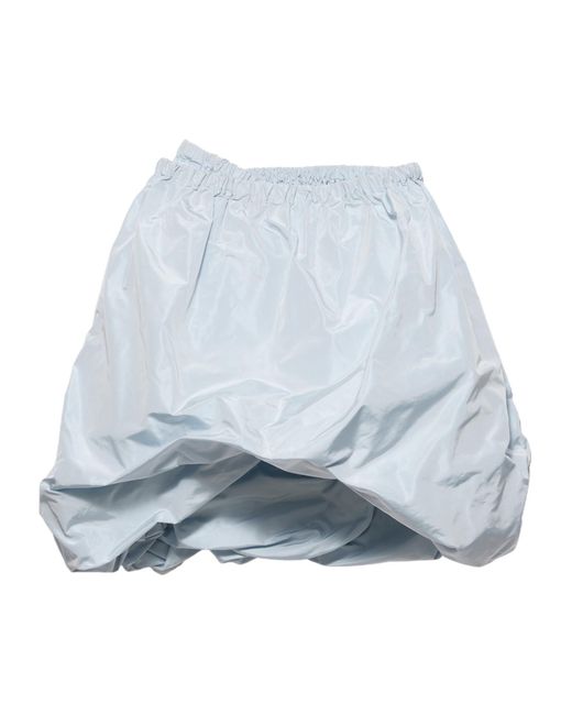 Prada Blue Technical Taffeta Skirt