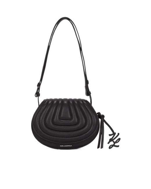 Karl Lagerfeld Black K/Wellen Cross Body Bag