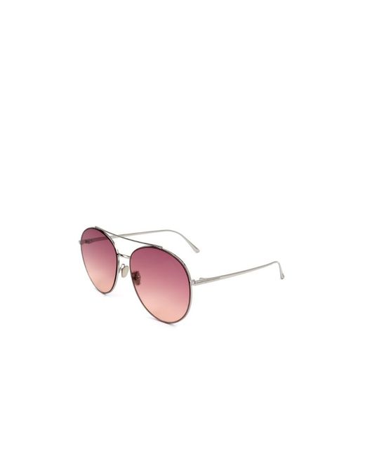 Tom Ford Pink Logo Sunglasses