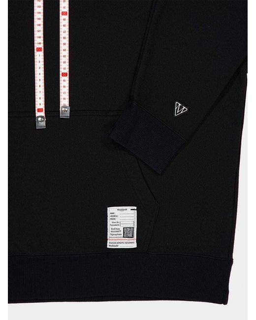 Maison Mihara Yasuhiro Black Leon Embroidery Hoodie for men