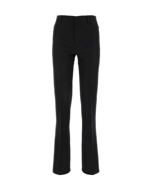 Philosophy Di Lorenzo Serafini Black Pleated Tailored Trousers
