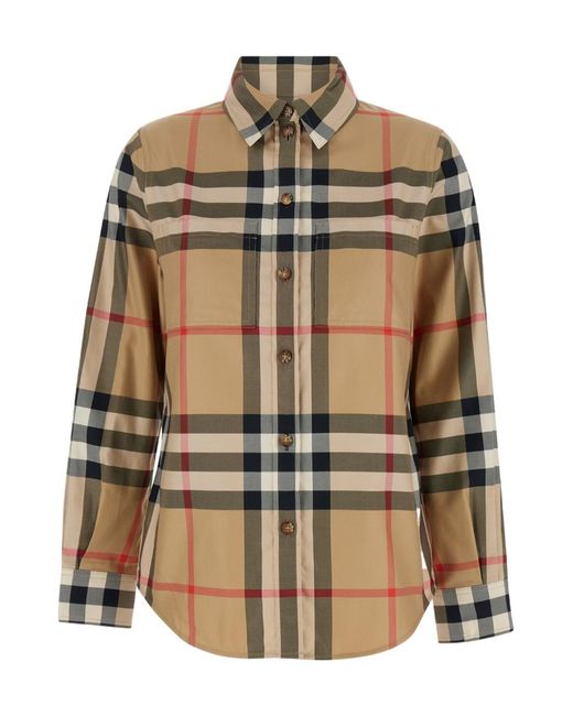 Burberry Multicolor Long Sleeved Checked Shirt