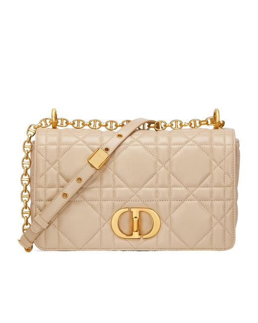 Dior Natural Medium Soft Caro Bag