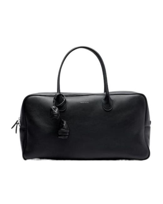Magda Butrym Black Brigitte Large Leather Tote Bag