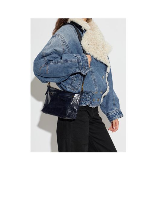 Isabel Marant White Logo Shoulder Bag