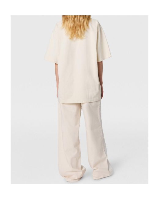 Stella McCartney White Come Together Slogan T-Shirt for men
