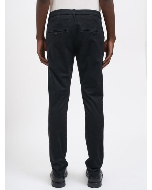 Dondup Black Pants for men