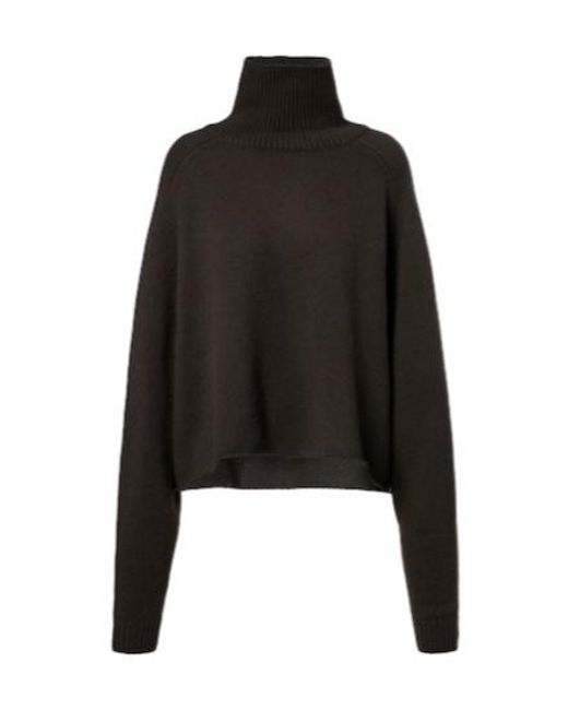 Lisa Yang Black Cathie Cashmere Turtleneck Sweater