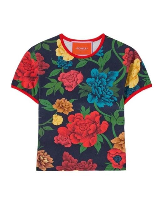 LaDoubleJ Red The Cu-Tee Crop Top
