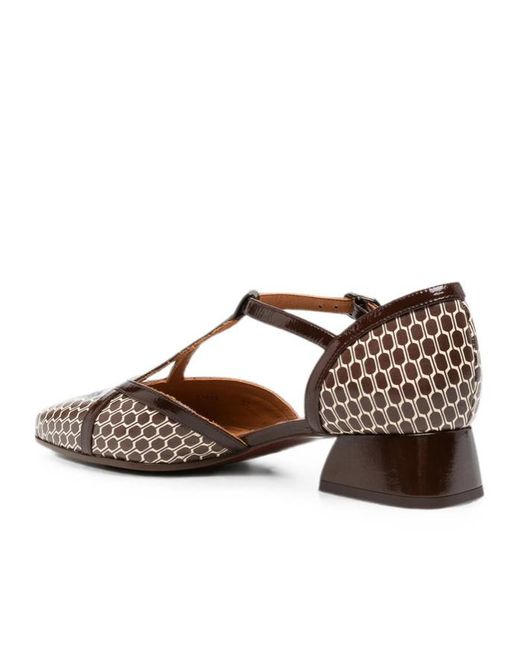 Chie Mihara Brown Pointed-Toe High-Heeled Sandals