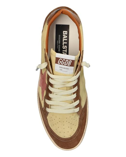 Golden Goose Deluxe Brand Brown Ball Star Low-Top Sneakers