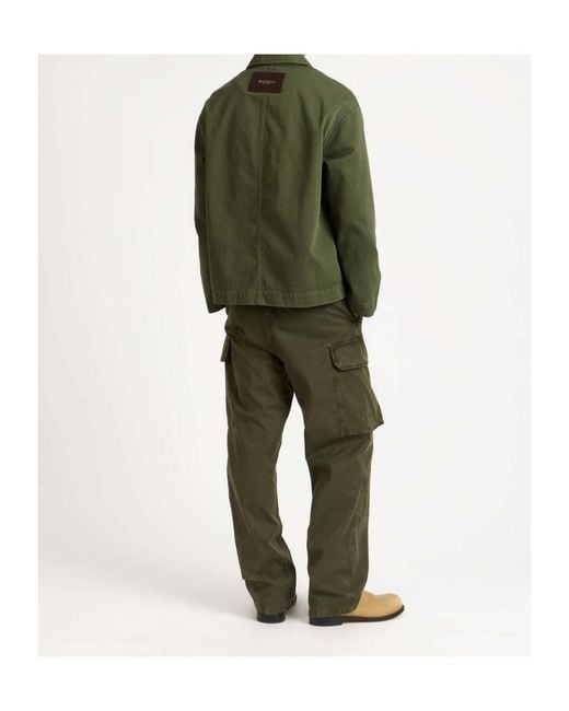 J.W. Anderson Green Jw Anderson Patch-Pocket Jacket for men