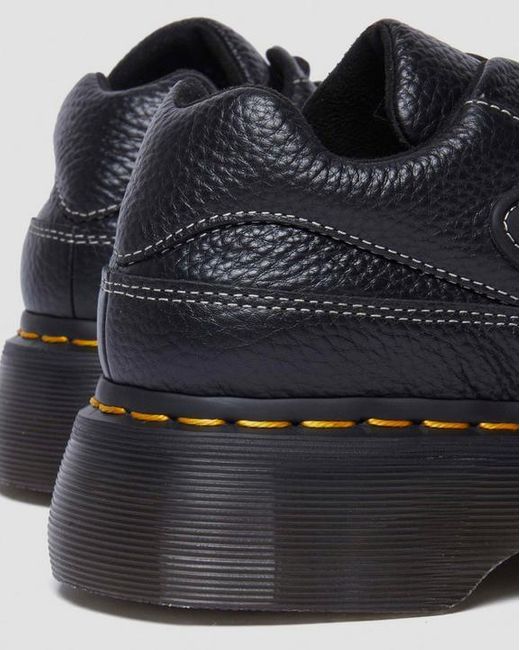 Dr. Martens Black Buzz 5-Eye Milled Nappa Leather Shoes