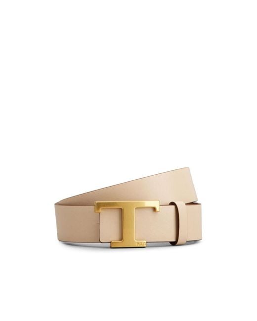 Tod's Brown T-Timeless Reversible Belt