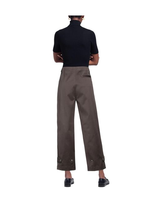 Burberry Gray Casual Trousers