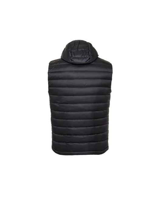 Paul & Shark Black Ultralight Quilted Gilet for men