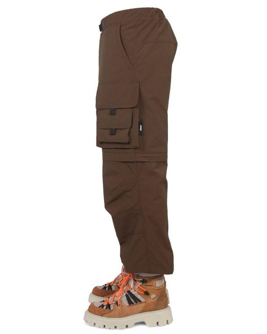 MSGM Brown High Waist Cargo Pants for men