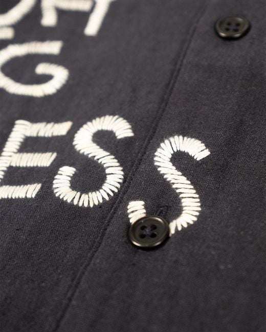 STORY mfg. Blue Greetings Shirt Ls