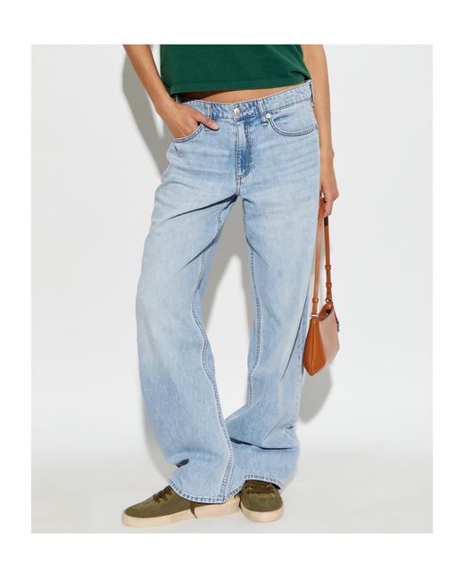 Rag & Bone Blue Belt Loop Jeans