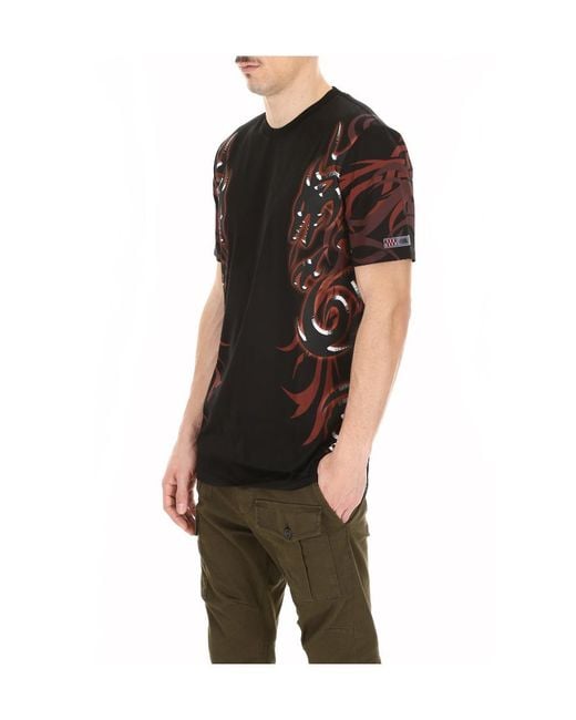 Lanvin Black Print T-Shirt for men