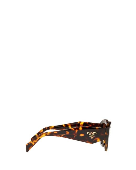 Prada Multicolor Eyewear Logo-Printed Angular-Frame Sunglasses