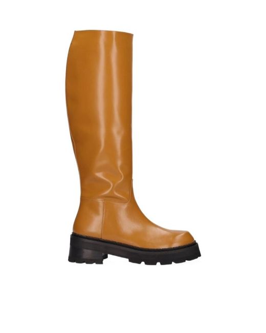 By Far Brown 40Mm Russel Tall Leather Boots