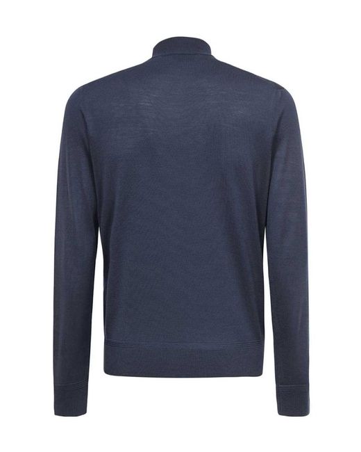 Tom Ford Blue Long-Sleeved Sweater for men
