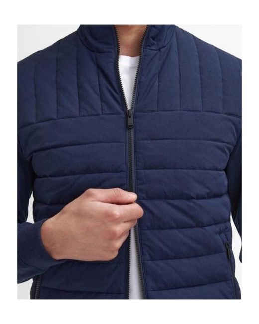 Barbour Blue Counter Quilted Sweatshirt for men