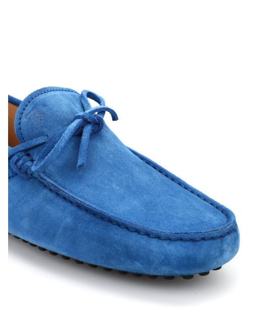 Tod's Blue Logo Details Business Casual Shoes for men